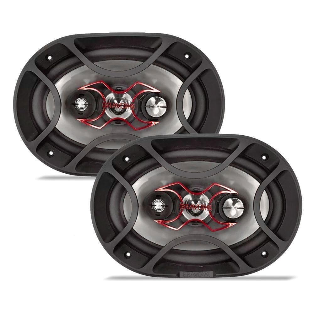 Par Alto Falante Bravox 6x9 Pol B4x69x 140w Rms Quadriaxial Linha X