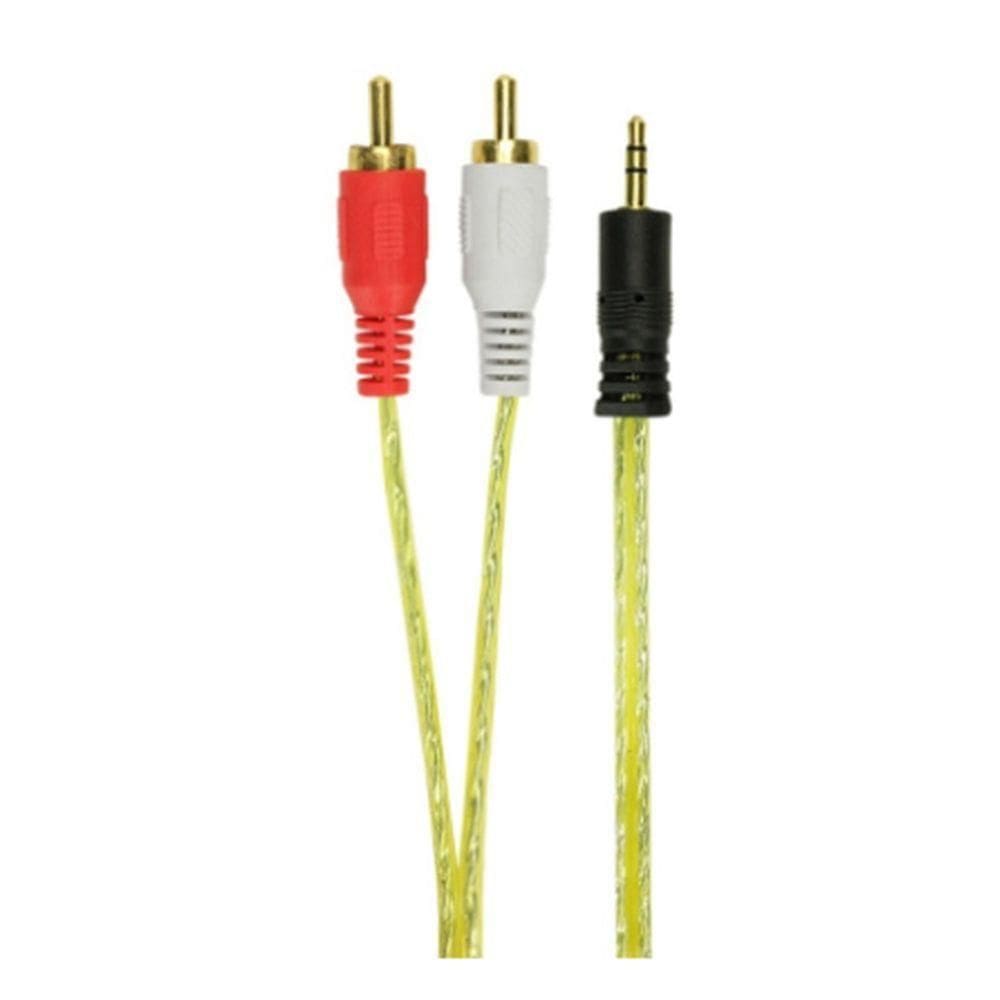Cabo P2-Macho 2 Rca-Macho 1,8 Metros Para Dvd