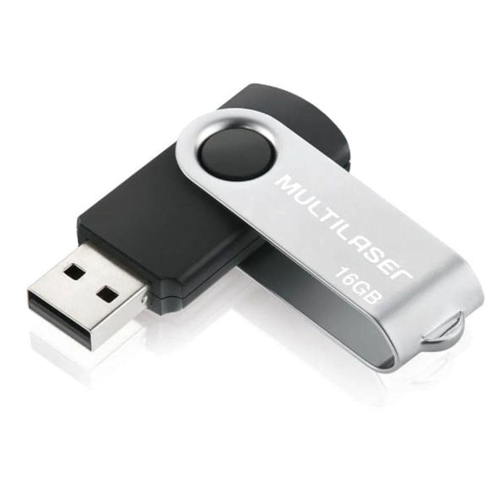 Pen Drive Usb 2.0 - Twist - 16gb - Multilaser