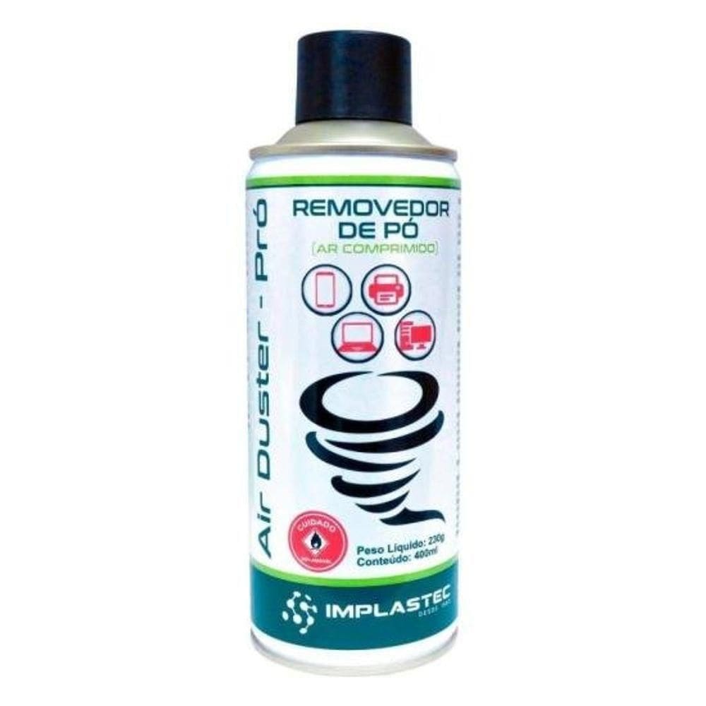 Air Duster Pró 400ml Implastec - Cx - 12.