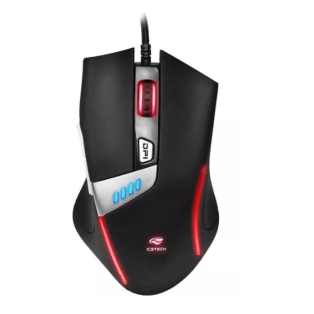 Mouse Usb Gamer C3tech Computador Gamer Com 6 Botões