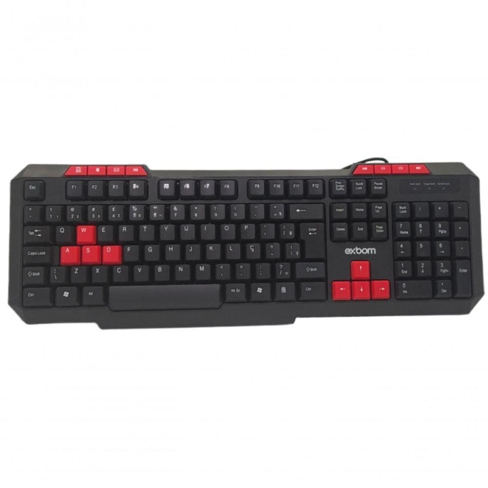 Teclado Gamer Multimídia Bk-g136
