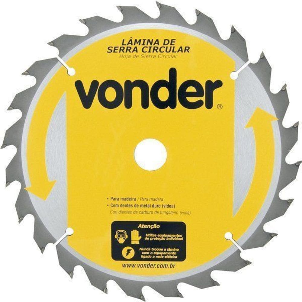 Lâmina de Serra Circular Videa 250X30X24D Vonder