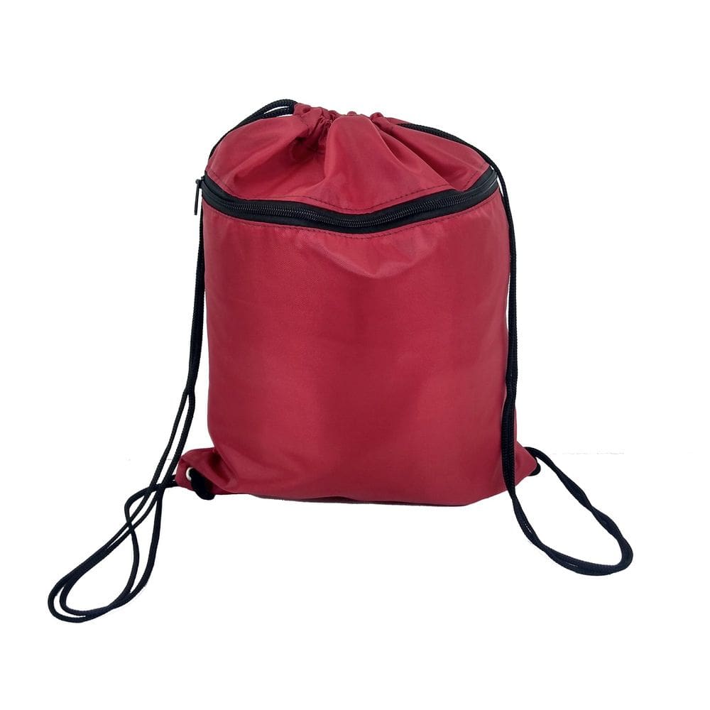 Bolsa sacochila esportivo cordao mochila academia vermelho