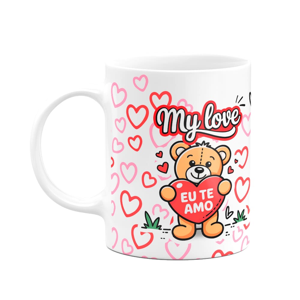 Caneca Namorados - My love - Deu Match - 325ml