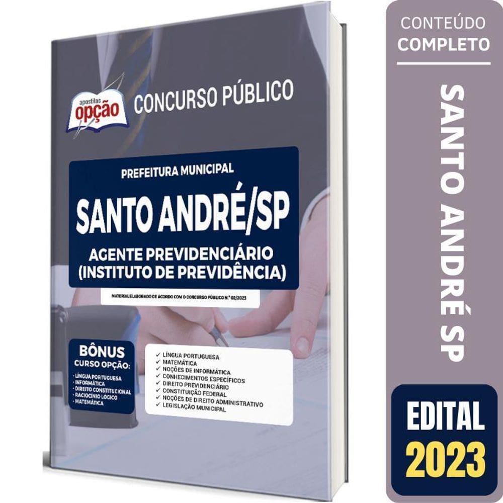 Apostila Concurso Santo André Sp - Agente Previdenciário