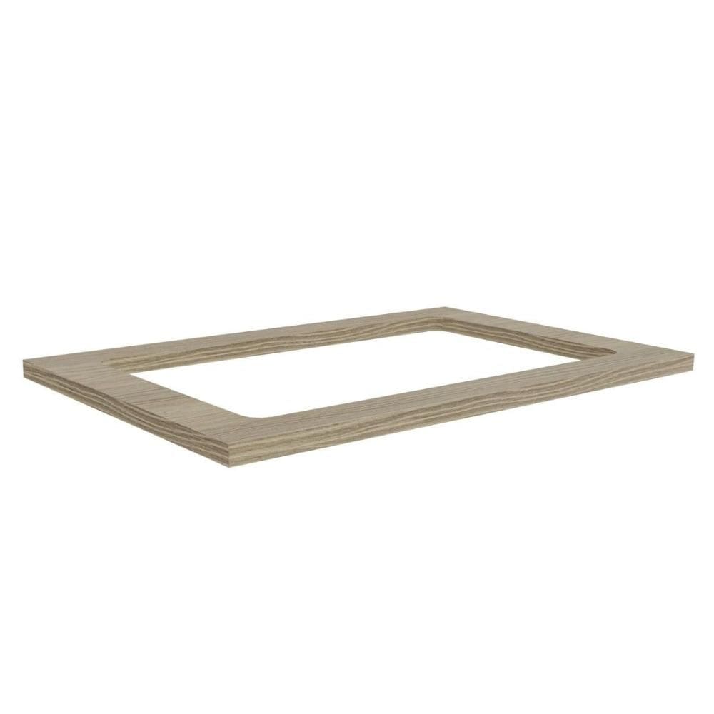 Módulo Cozinha Kappesberg Nox Tampo p/ Balcão Cooktop E608 80cm Nogueira-Kappesberg