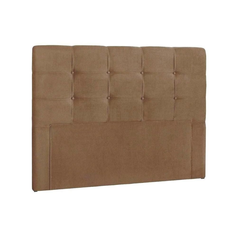Cabeceira Cama Box Estofada Queen Clean Plus Suede Bege - Simbal