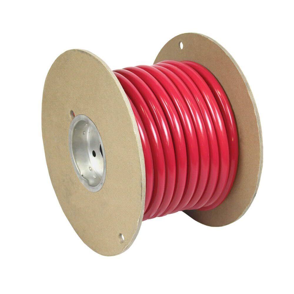 Cabo de bateria Pacer Group Pacer Red 4 AWG 25 pés