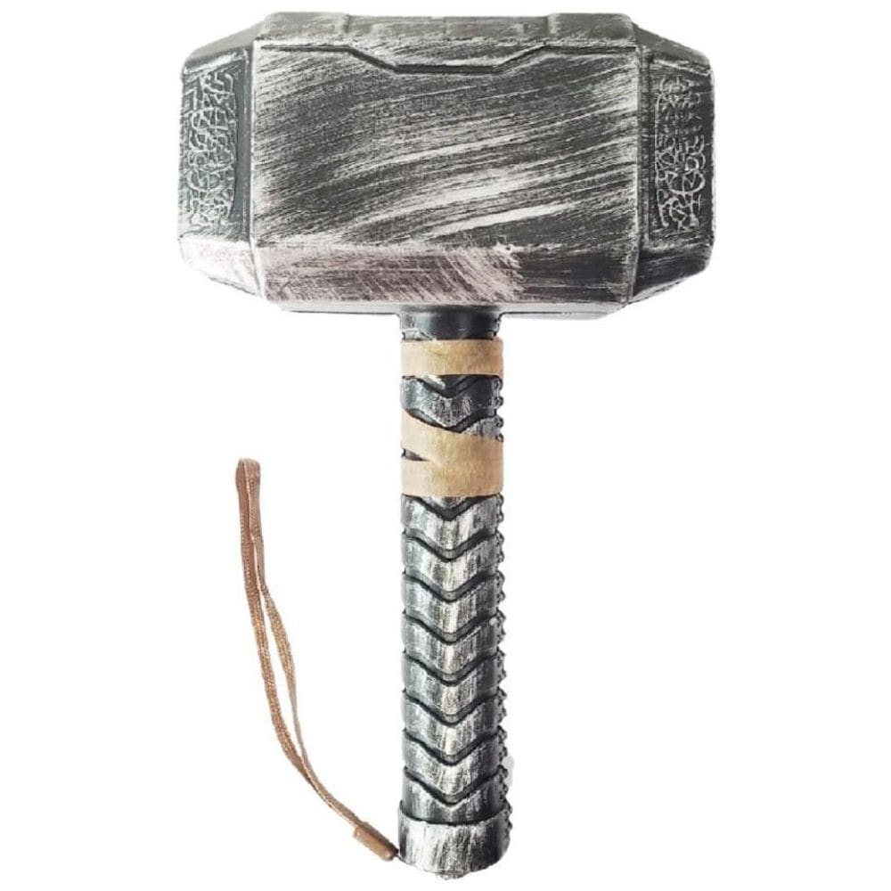 Capacete Thor Super Herói Vingadores Fantasia + Martelo