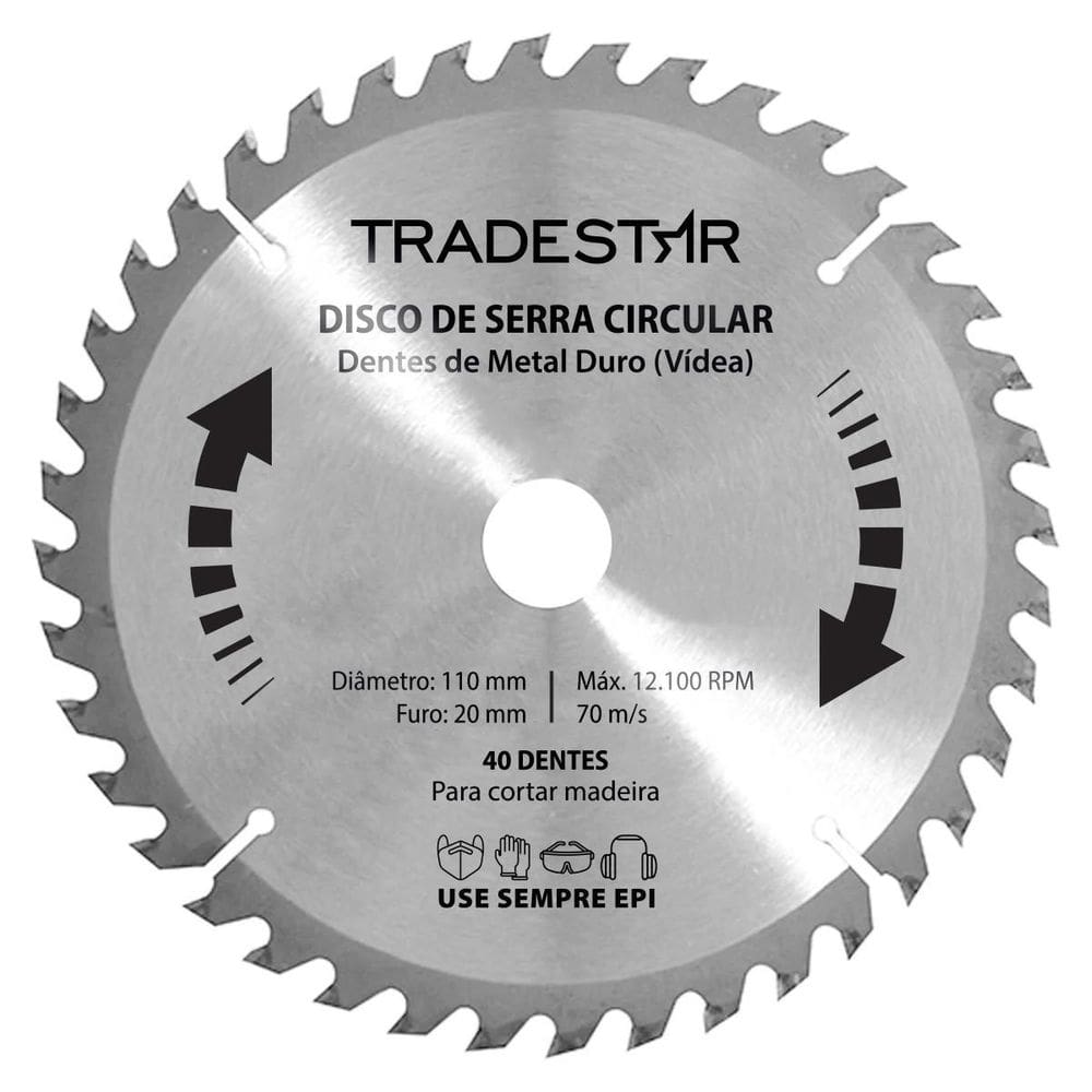 Disco Serra Circular Madeira 40 Dentes 110X20Mm Makita