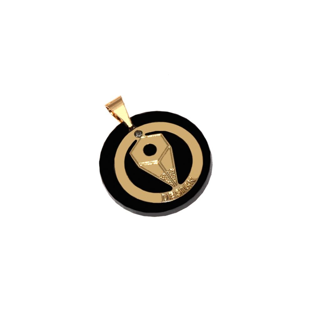 Pingente Curso Profissão Designer Folheado Ouro 18k