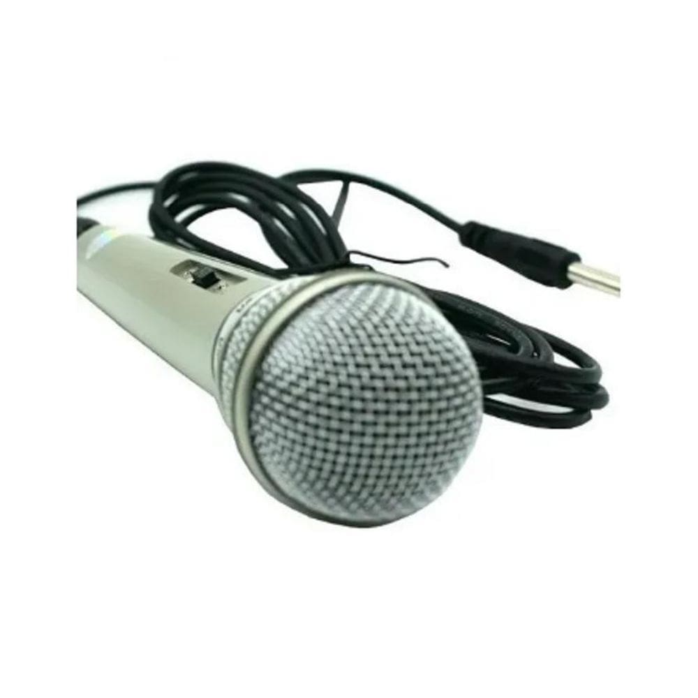 Microfone Profissional Karaokê Com Fio