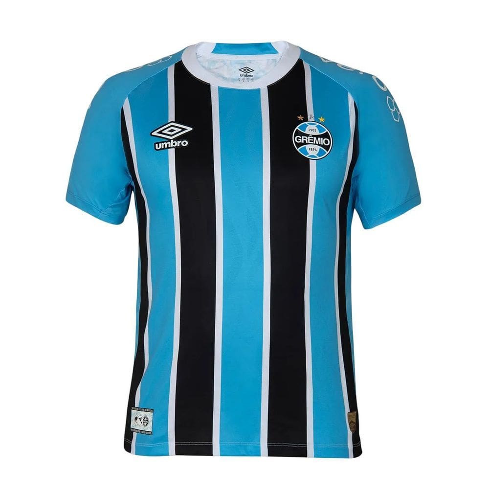 Camiseta M/C Gremio 1 2025 Jogador U31g03491-312 - Azul/Preto G