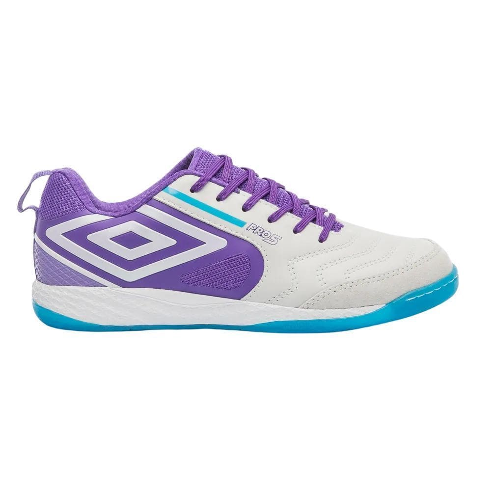 Chuteira Futsal Pro 5 Bump U01fb041-203 - Branco/Roxo 42