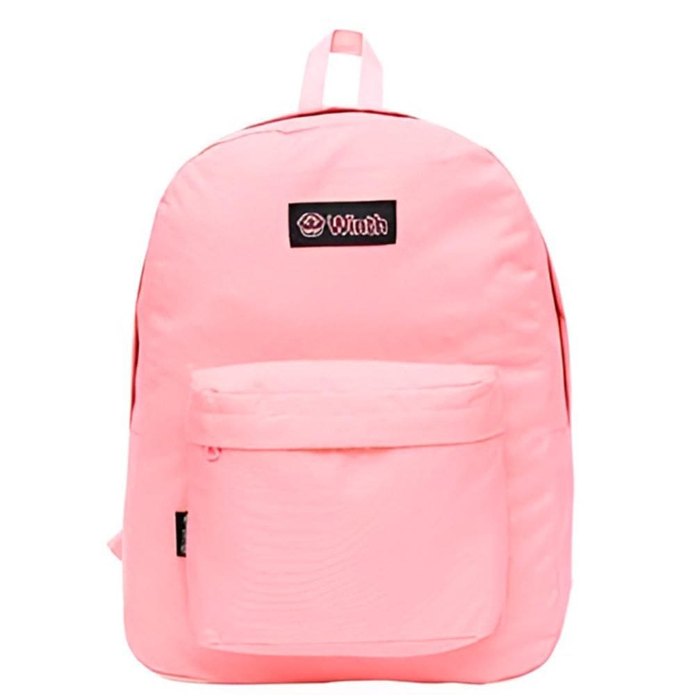 Mochila De Costas Escolar Juvenil Cores Cor:rosa [F102]