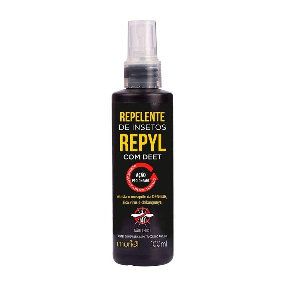 Repelente Muriel Repyl Spray 100ml Mata Mosquito Da Dengue