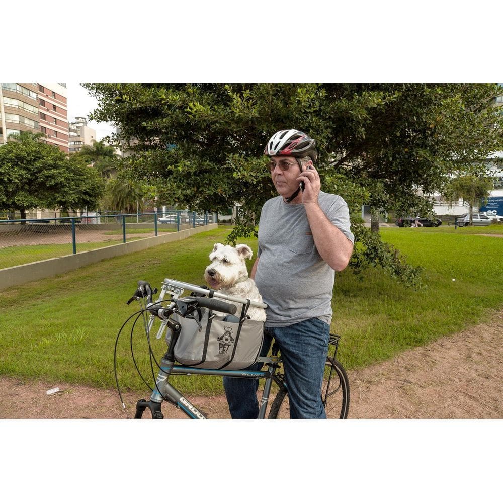Cesto Cadeirinha Cães Em Bicicleta Pet-Basket Bege Rápido