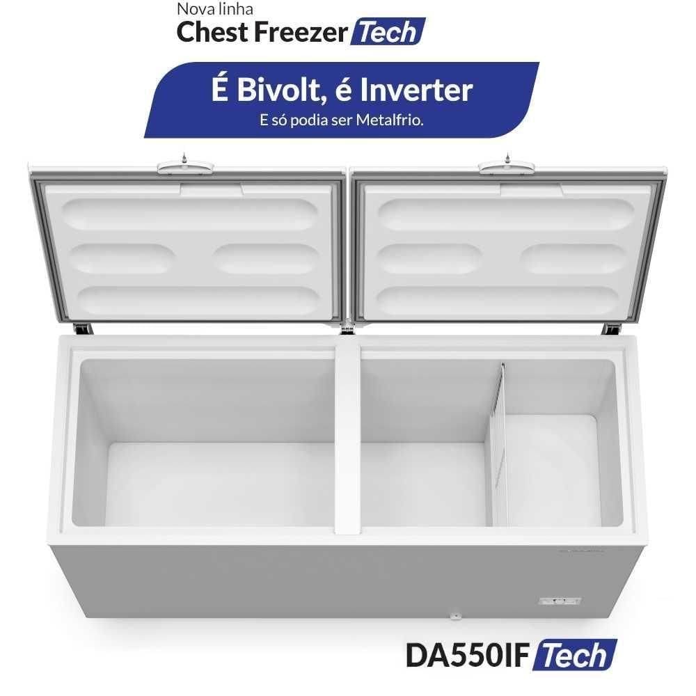 Freezer Horizontal Inverter Dupla Ação 543L | Extra
