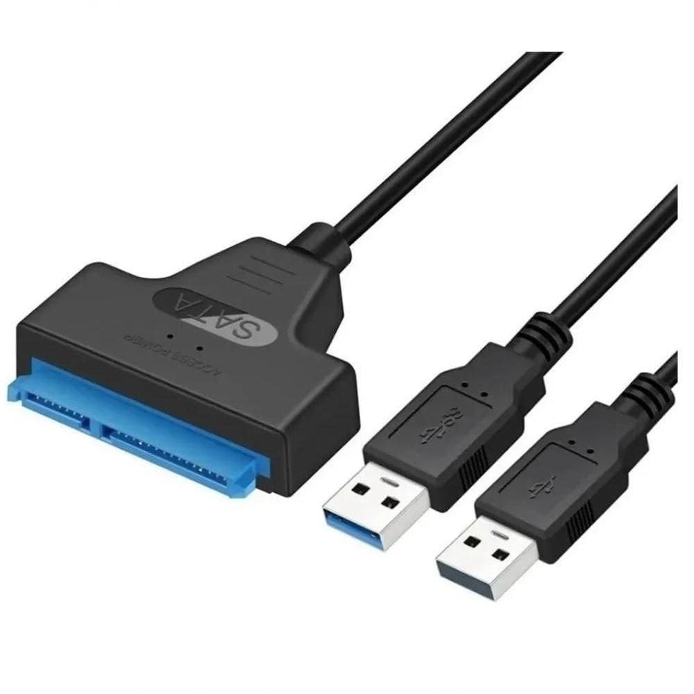 Conversor Cabo Para Copiar Hd Adaptador Ssd Hd Sata Notebook 2,5 Para Usb 3.0 Cabohssd