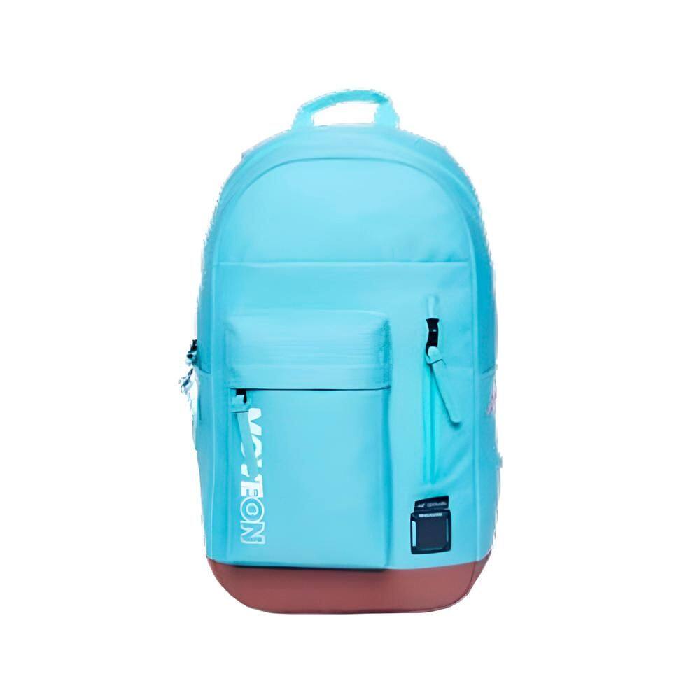 Mochila Unissex Juvenil Cores Escolar Viagem Cor:verde Claro [F102]