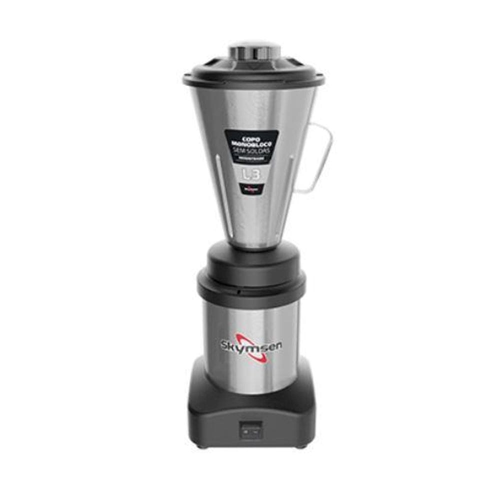 Liquidificador Comercial 3 Litros Copo Monobloco Inox Baixa Rotação L3 Bivolt - Skymsen