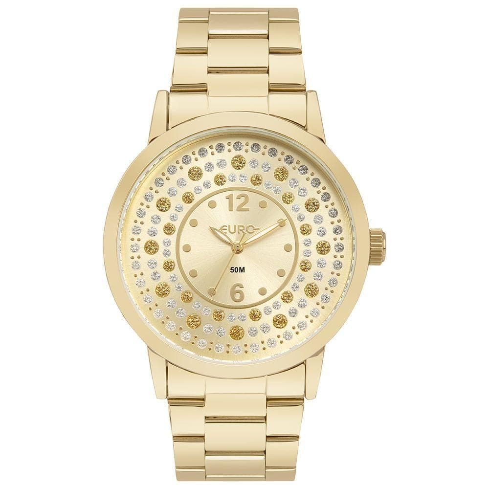 Relógio Euro Feminino Glitz Dourado - Eu2035yuz-4d