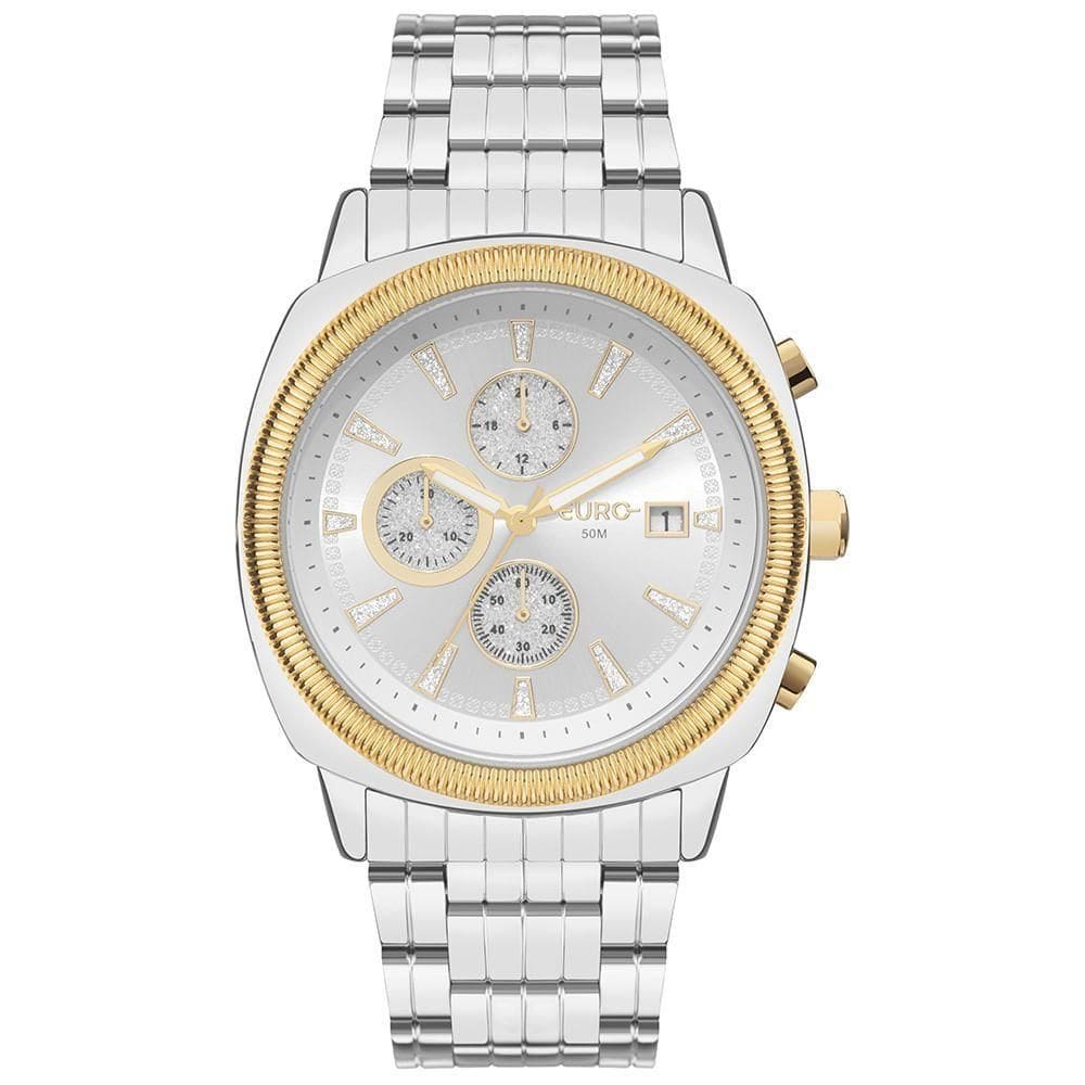 Relógio Euro Feminino Delux Prata - Eujs15ab-4k