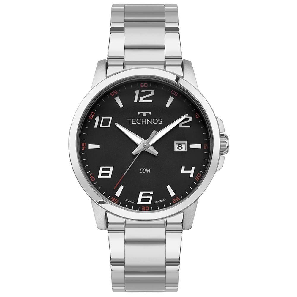 Relógio Technos Masculino Racer Prata - 2315lat-1p Relógio Technos Masculino Racer Basico Prata - 2315lat-1p