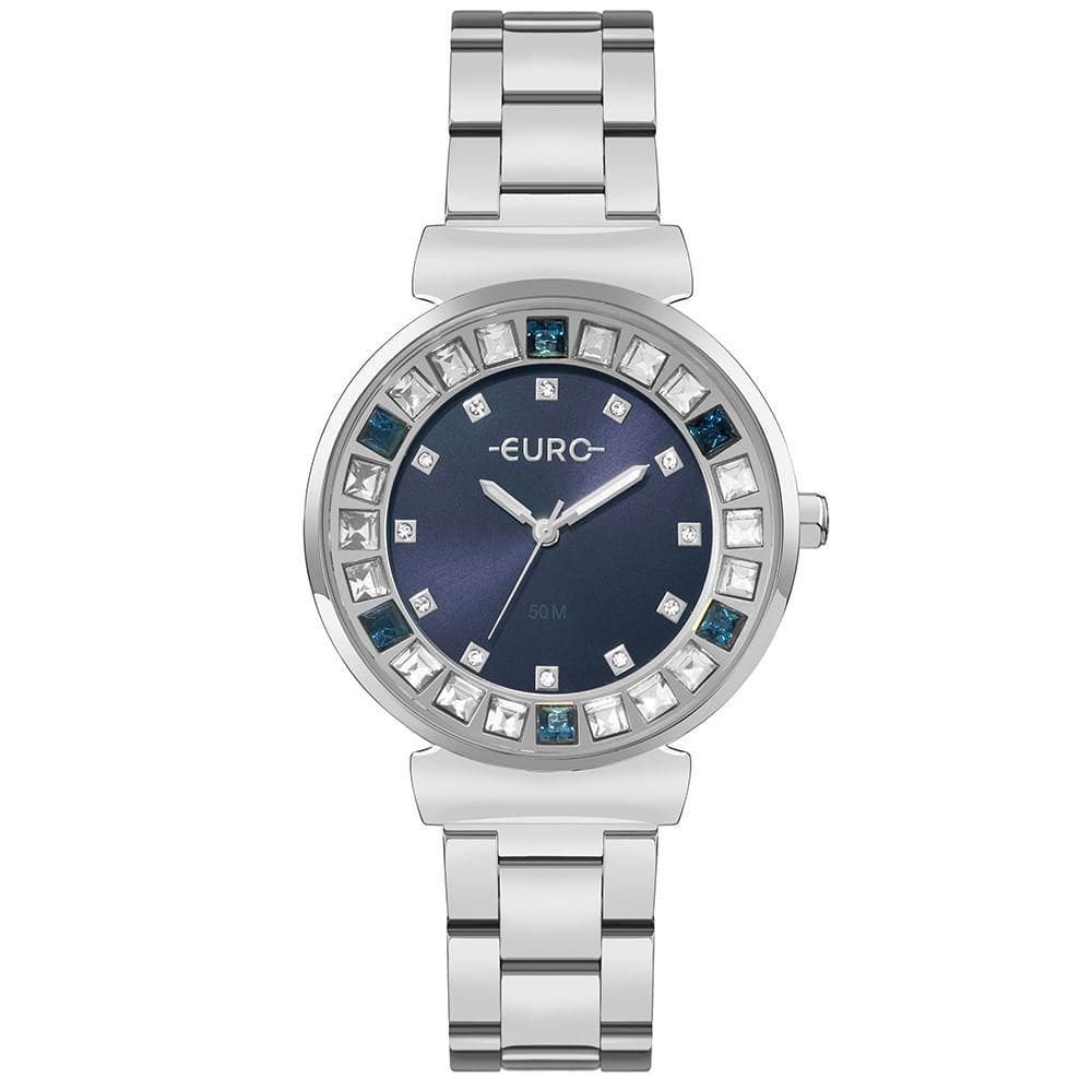 Relógio Euro Feminino Stones Prata - Eu2035yxw-4a