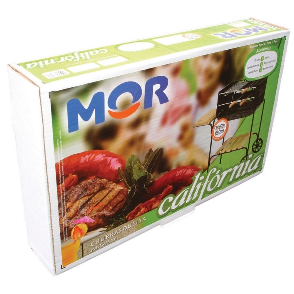 Churrasqueira MOR Califórnia com Acessórios - Preto