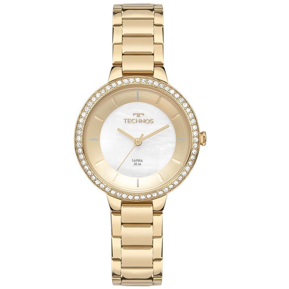 Relógio Technos Feminino Slim Dourado - Vj21ac-1d Vj21ac-1d