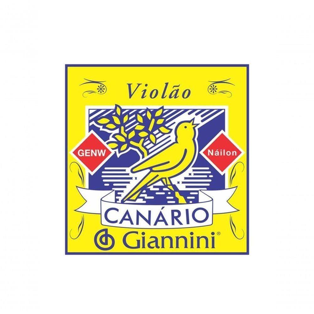 Encordoamento Para Violão Nylon Genw - Série Canário - Tensão Média
