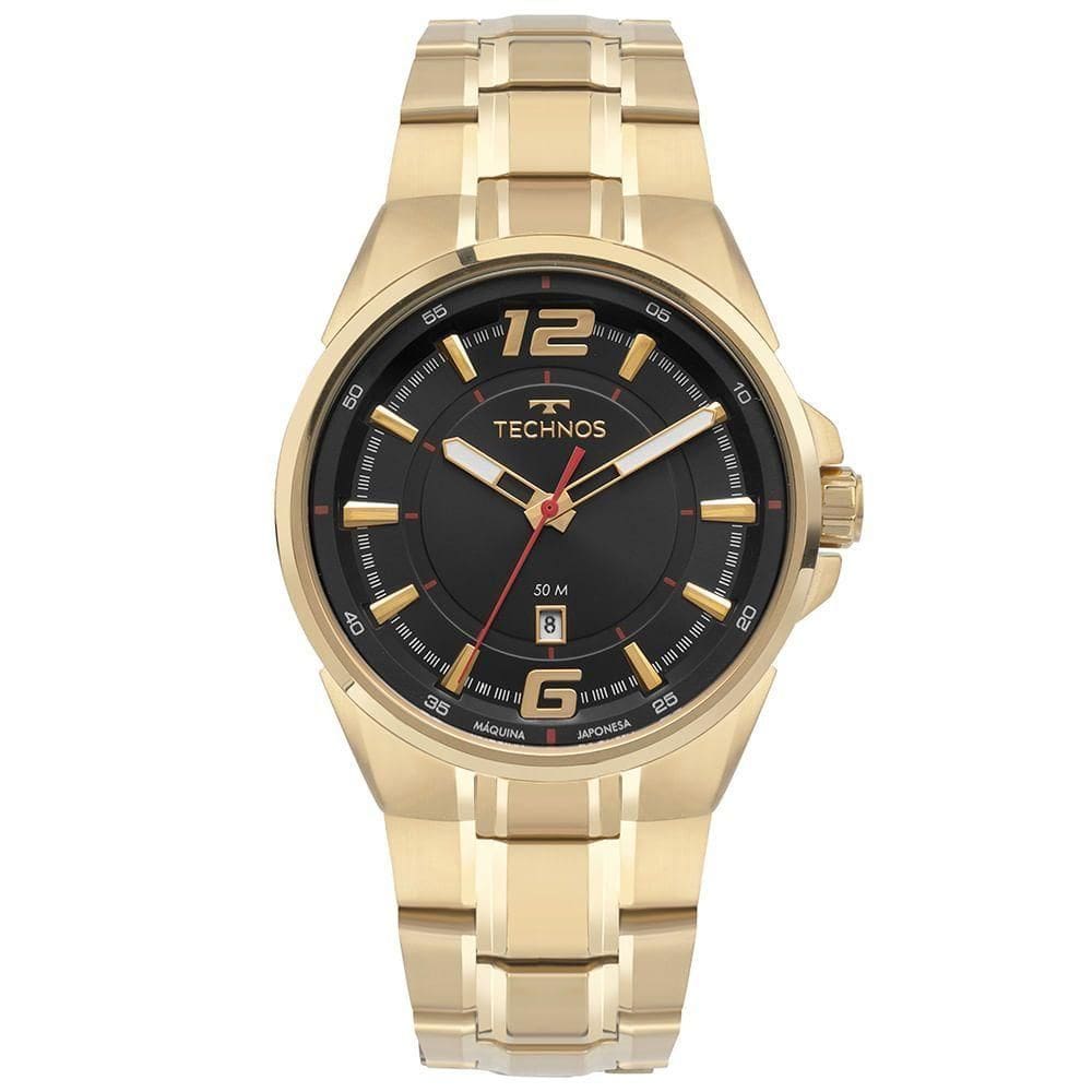 Relógio Technos Masculino Skymaster Dourado - 2115txz-1p