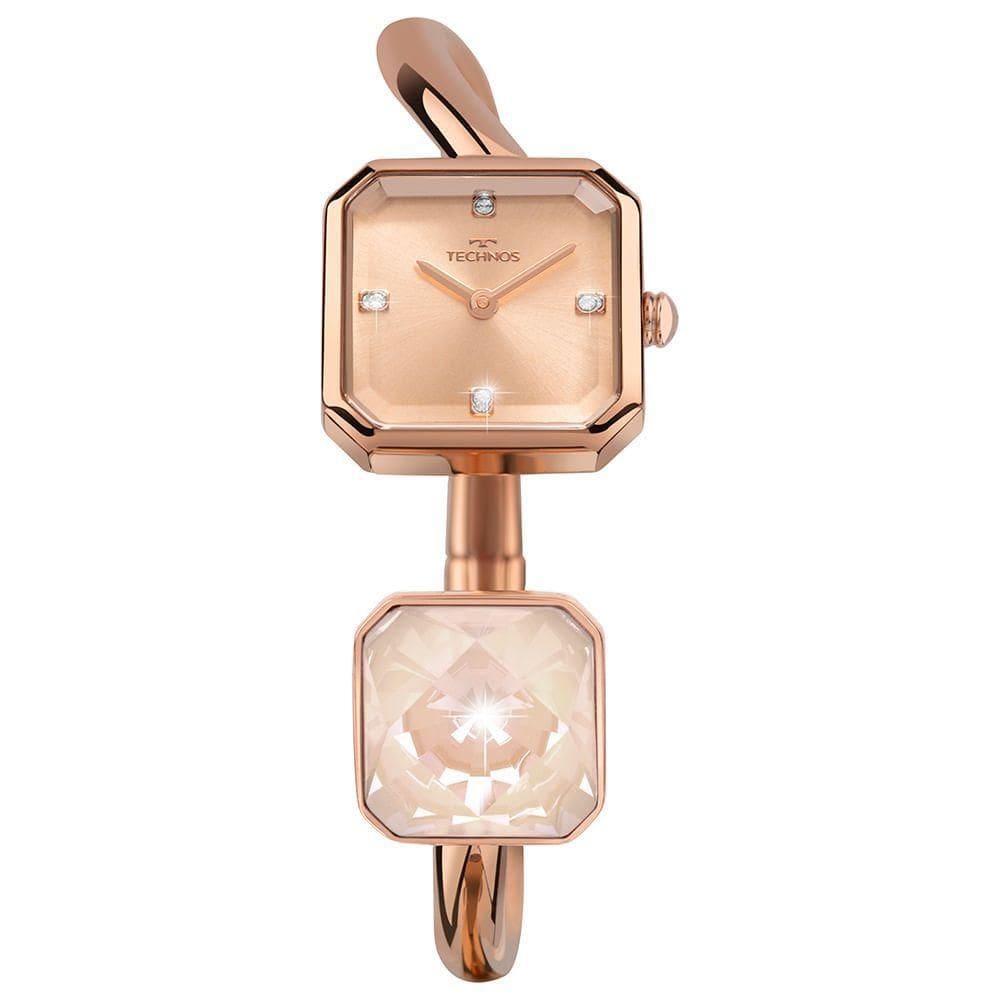 Relógio Technos Feminino Crystal Rosé - 751ac-1j 751ac-1j