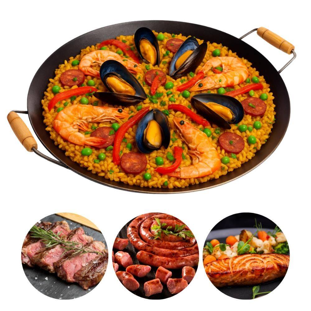 Tacho Disco de Arado 50 cm Bifeteira Aço Carbono Com Cabo de Madeira Metalmig