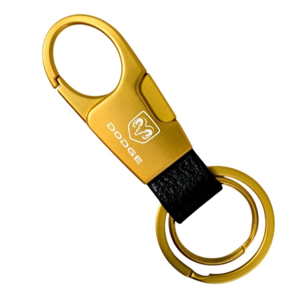 Chaveiro Para Dodge Acessório Dart Nitro Dakota B Dourado