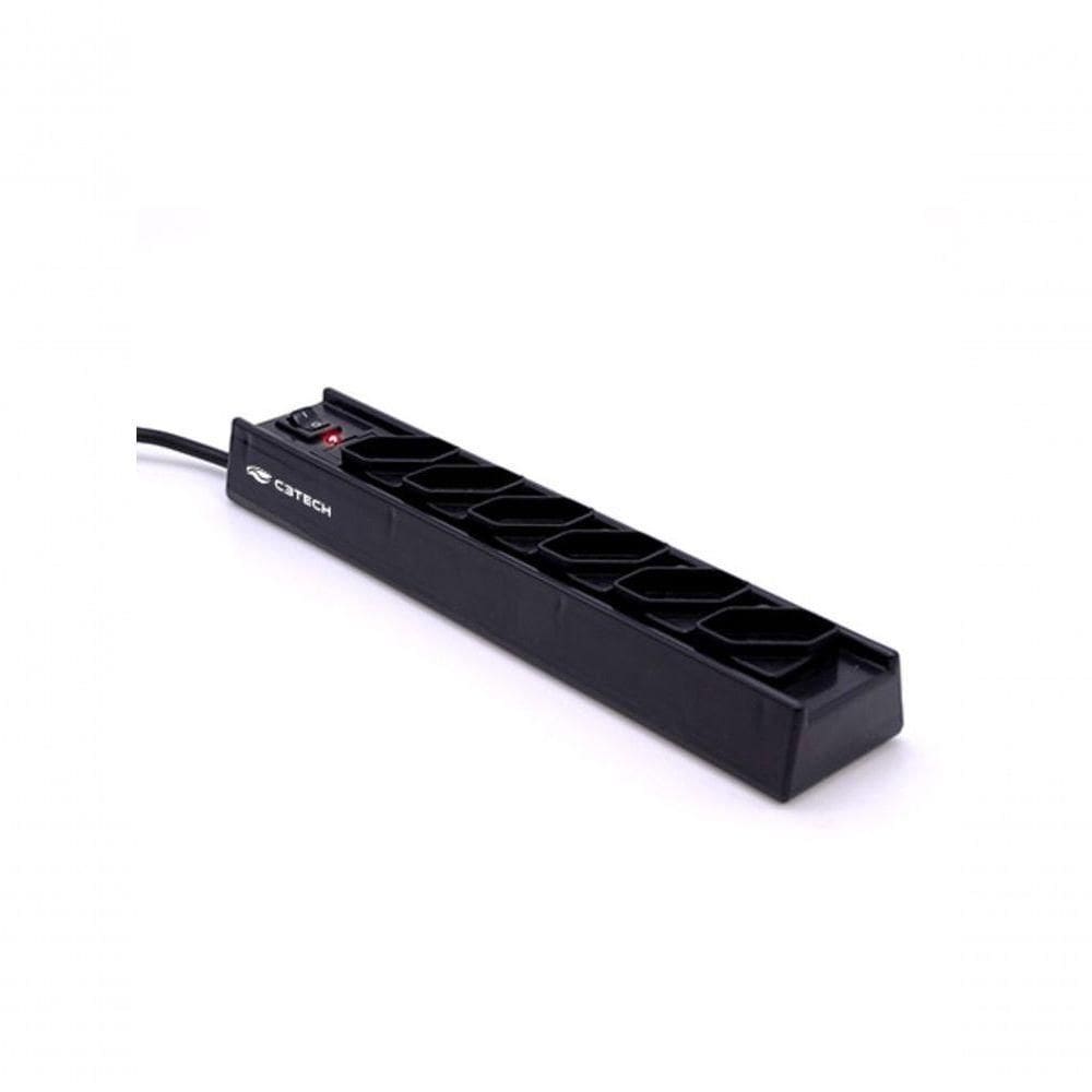 Filtro De Linha Com 6t Fl-61bk C3tech