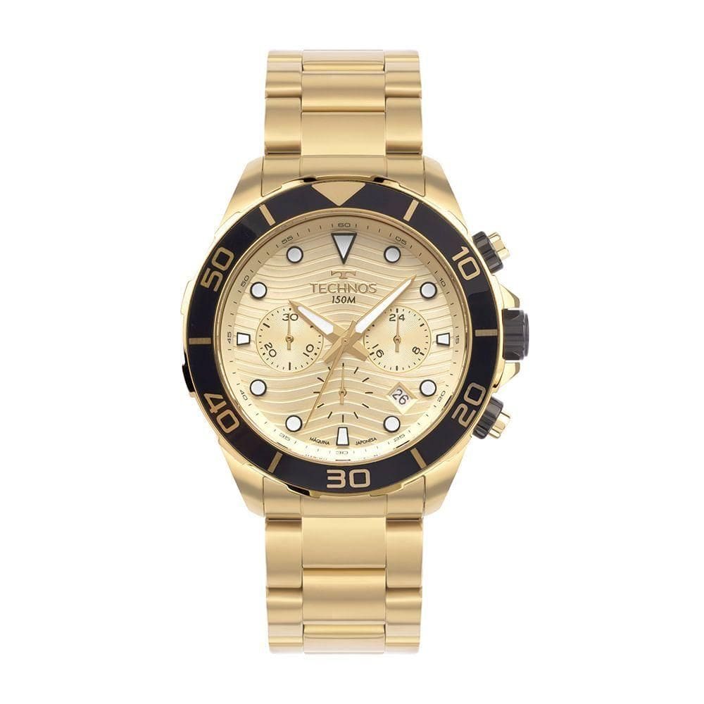 Kit Technos Masculino Acqua Dourado Edição Especial Torben Grael - Js25bbv-1d Js25bbv-1d
