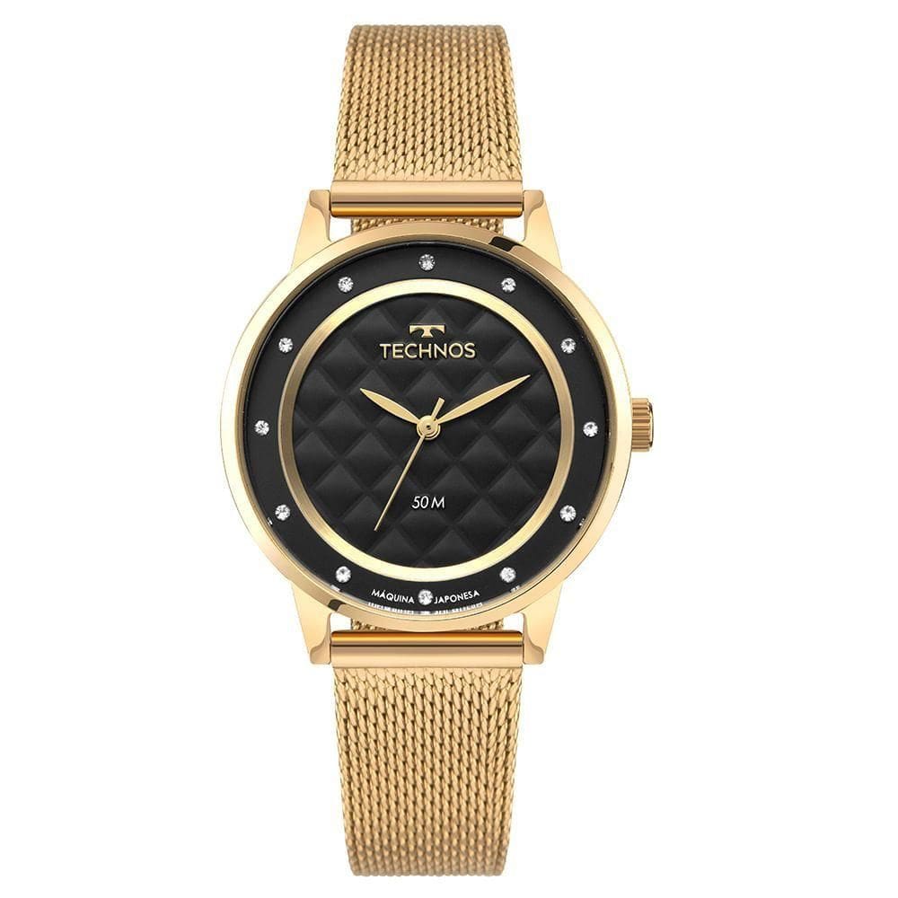 Relógio Technos Feminino Brilho Dourado - 2035ncj-1p
