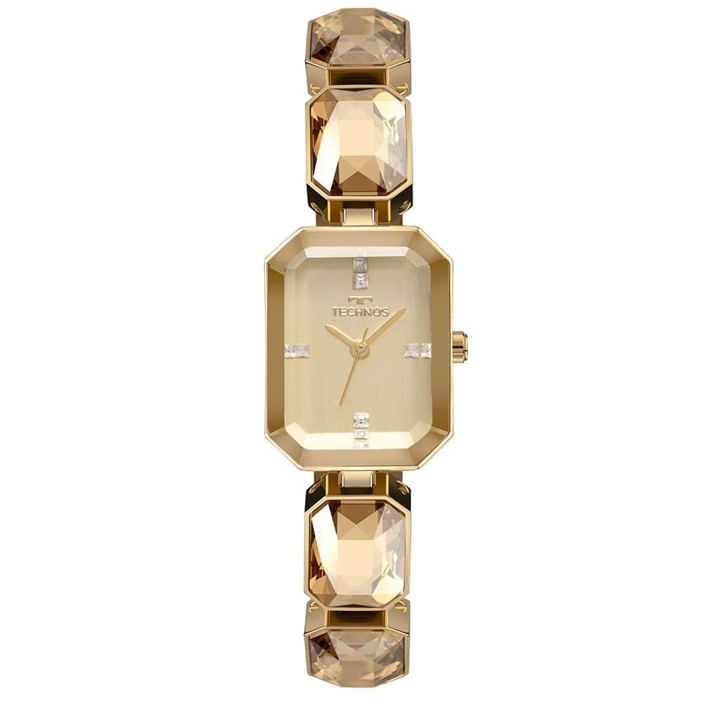 Relógio Technos Feminino Crystal Dourado - 2036mtt-1d 2036mtt-1d