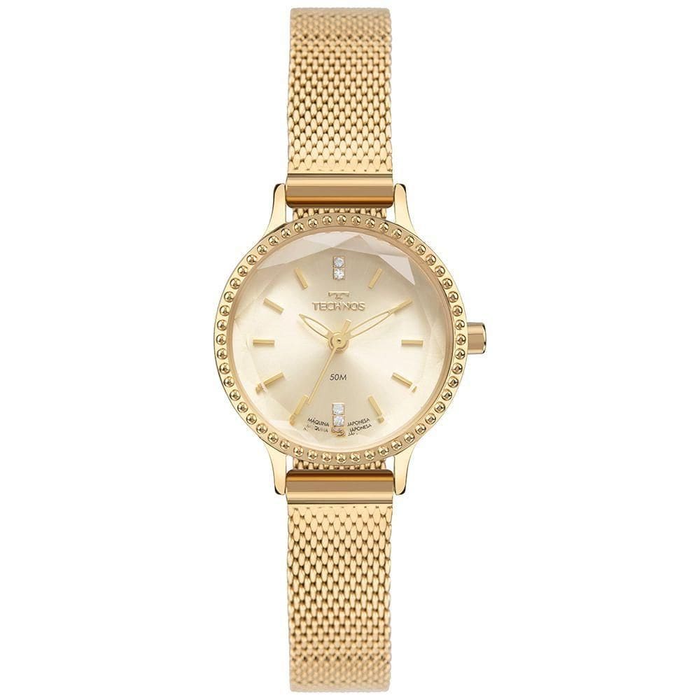 Relógio Technos Feminino Mini Dourado - Gl32bg-1d
