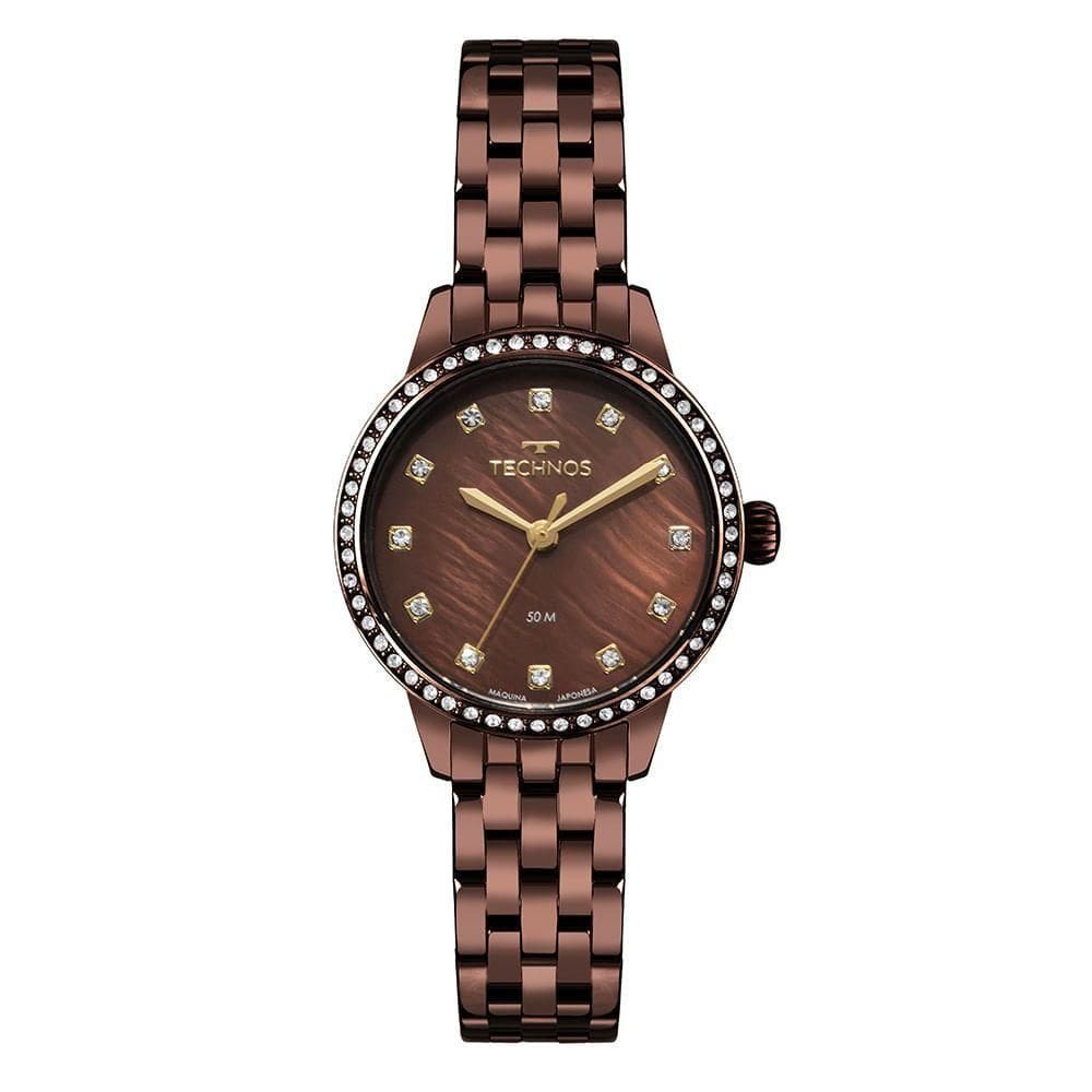 Relógio Technos Feminino St.moritz Marrom - 2035nci-1m