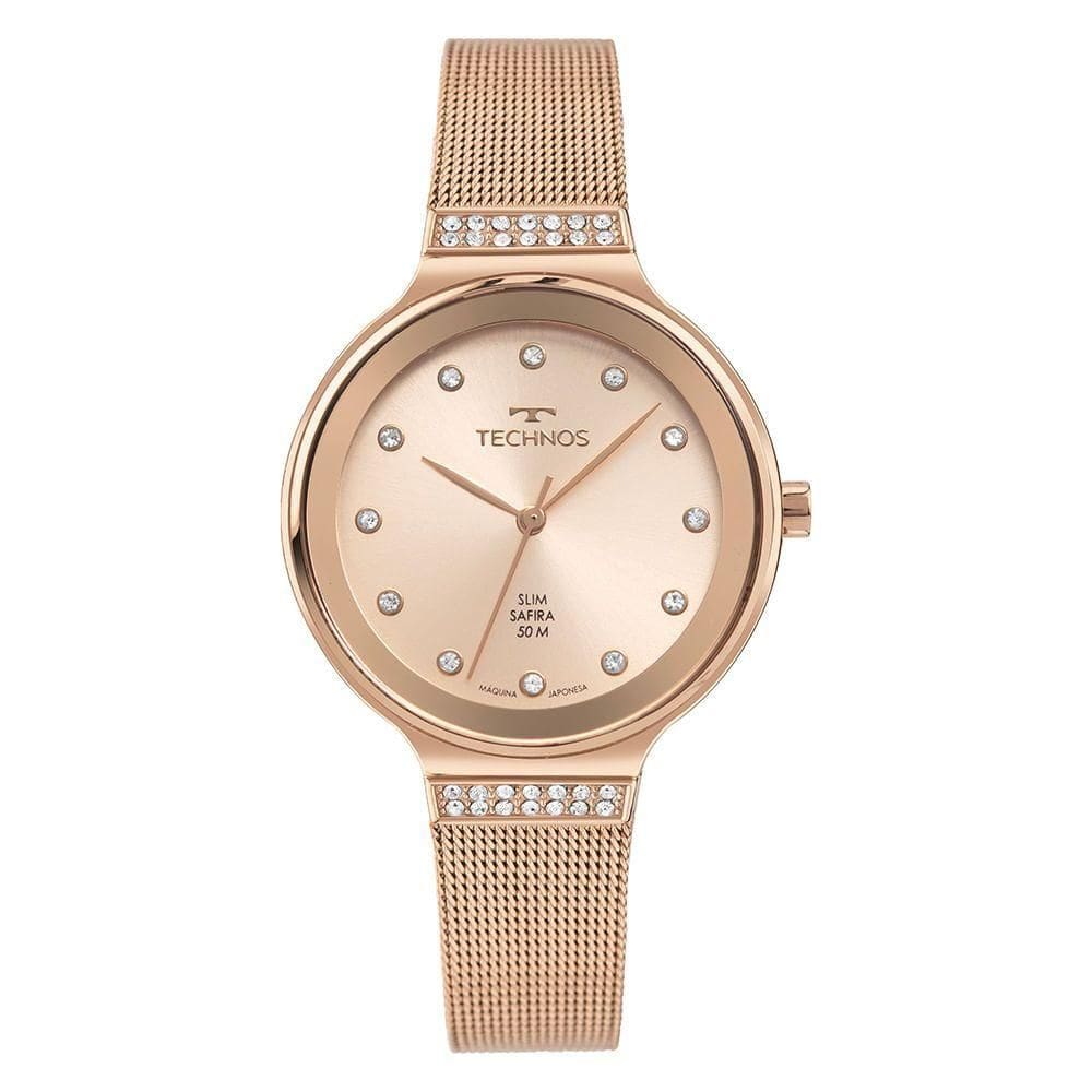 Relógio Technos Feminino Slim Rosé - Gl32be-1j Gl32be-1j