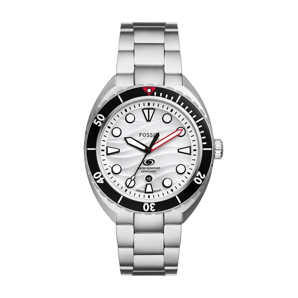 Relógio Fossil Masculino Breaker Prata - Fs6063-1kn Fs6063-1kn