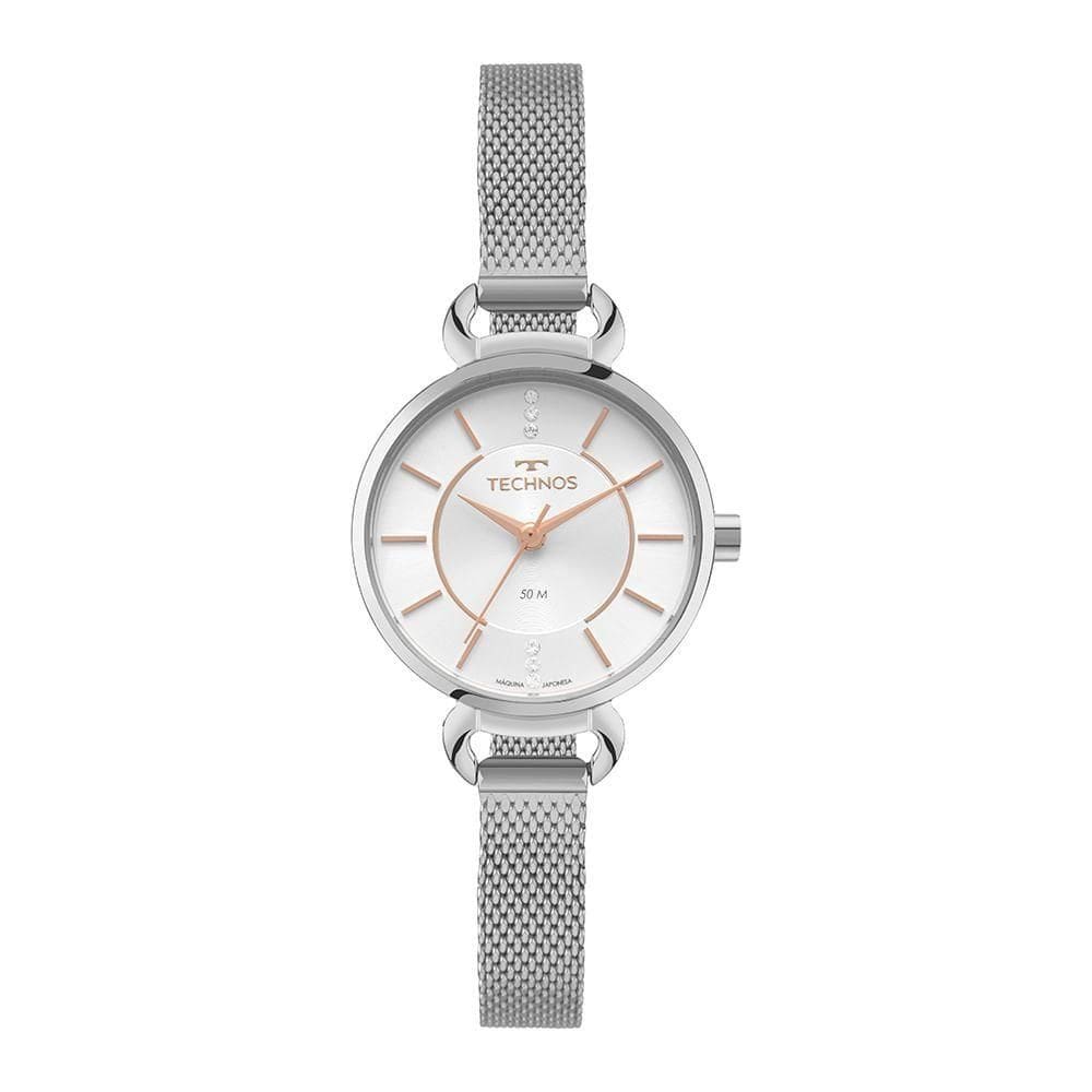 Relógio Technos Feminino Mini Prata - 2035nbp-1k