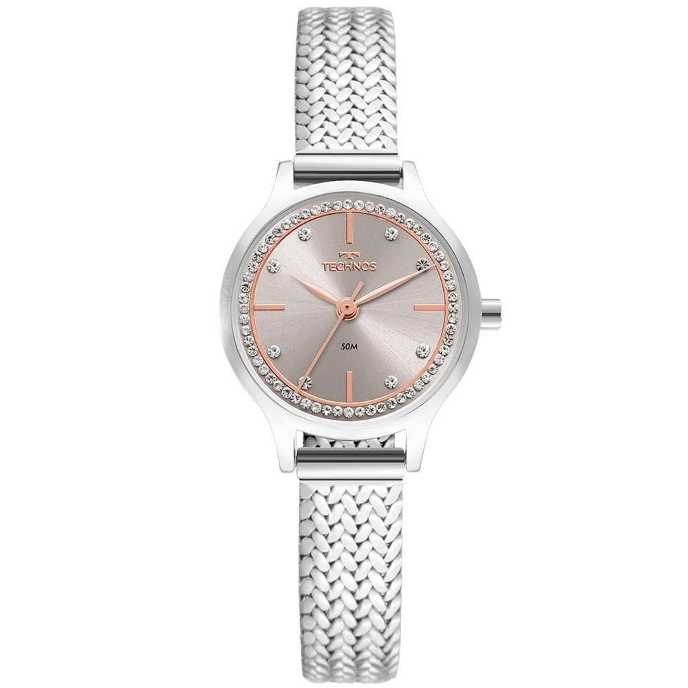 Relógio Technos Feminino Mini Prata - Gl32ad-1e