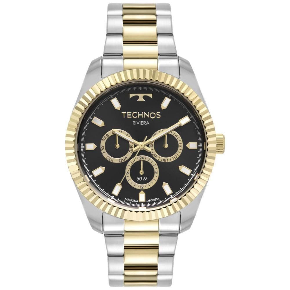 Relógio Technos Masculino Riviera Bicolor - 6p79bu-1p 6p79bu-1p