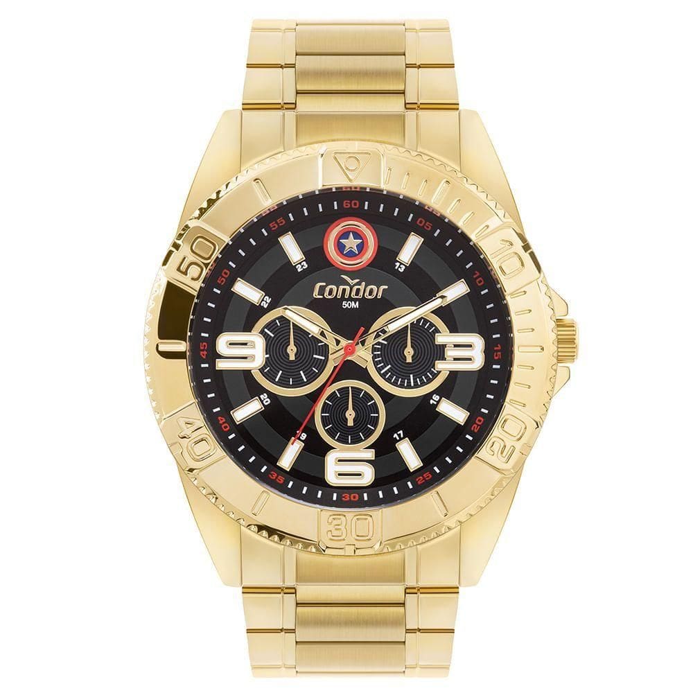 Relógio Condor Masculino Civic Dourado - Co6p29jow-i4p Co6p29jow-i4p