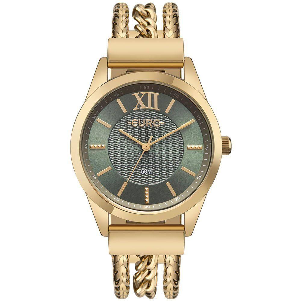 Relógio Euro Feminino Chains Dourado - Eu2035ywr-4v